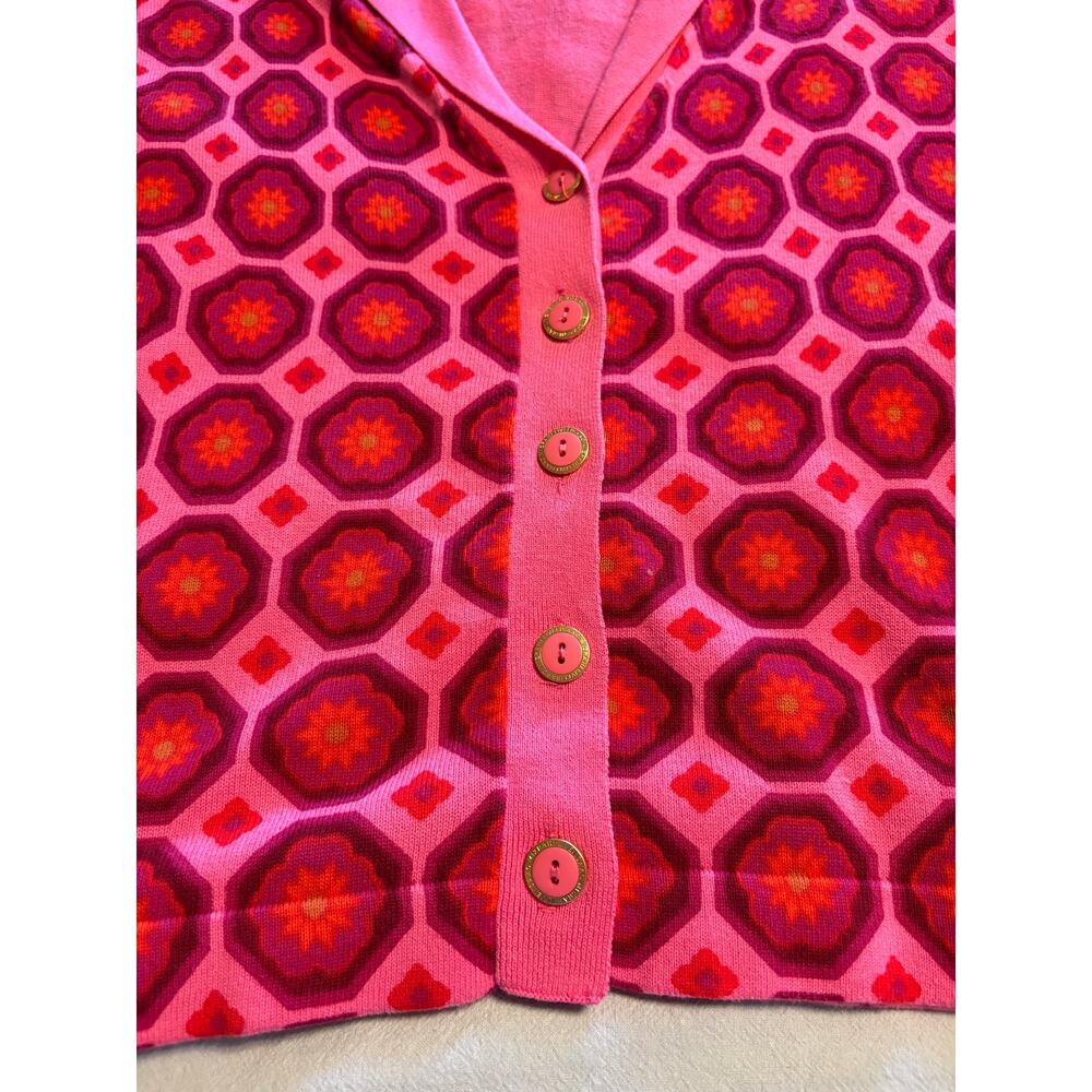 Isaac Mizrahi Button Up Collared Sweater Sz XL - Picture 2 of 5